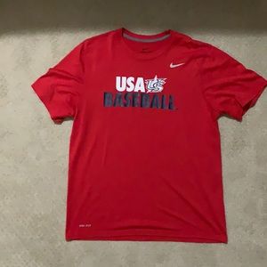 USA baseball Nike shirt